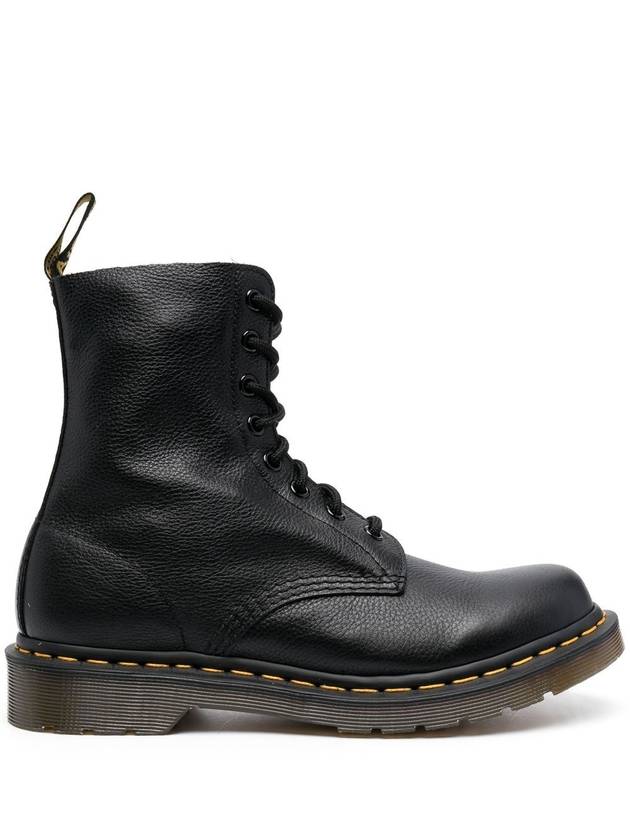 1460 Pascal Virginia Leather Lace Up Worker Boots Black - DR. MARTENS - BALAAN 2