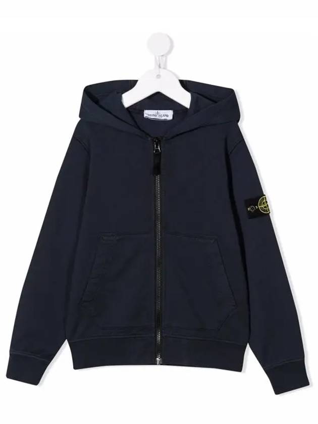 Wapen patch hood zip up 751660740 - STONE ISLAND - BALAAN 9