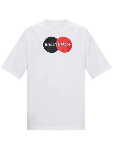 Uniform Logo Short Sleeve T-shirt White - BALENCIAGA - BALAAN 1