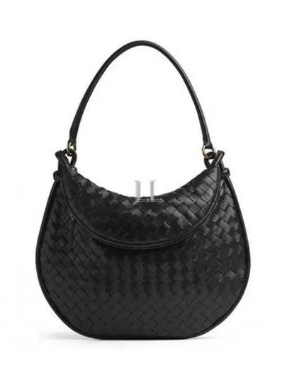 Intrecciato Gemelli Medium Tote Bag Black - BOTTEGA VENETA - BALAAN 2