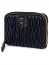 Matelasse Nappa Leather Coin Wallet Black - MIU MIU - BALAAN 2