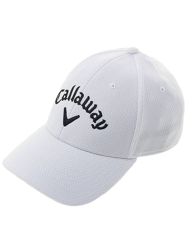 Side Crest Structured Ball Cap White - CALLAWAY GOLF - BALAAN 11