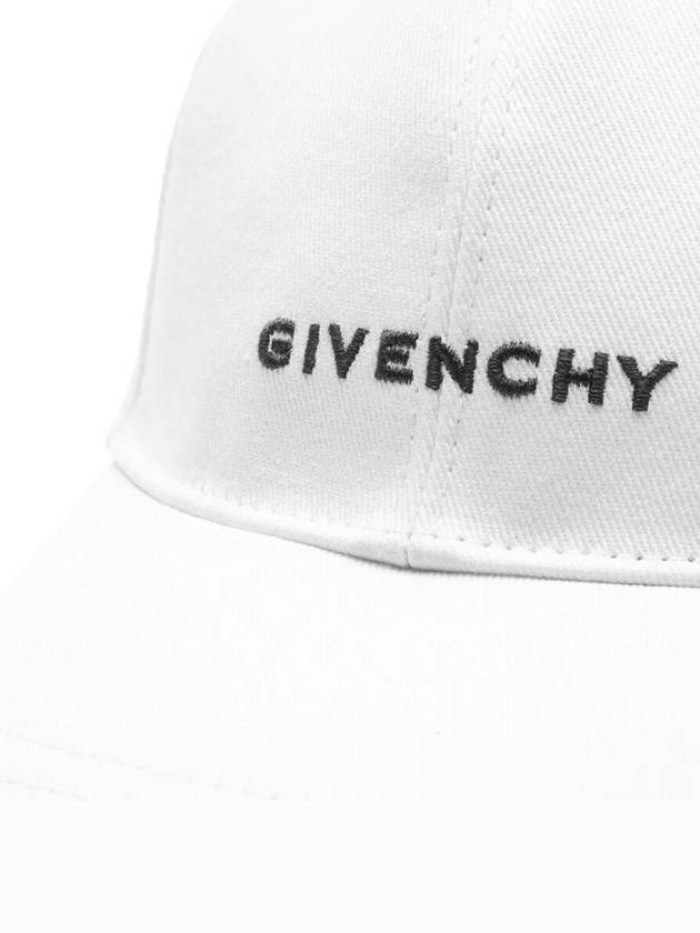 4G Embroidered Logo Ball Cap White - GIVENCHY - BALAAN 8