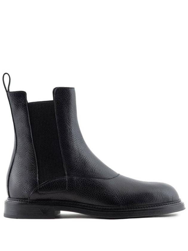 Grain Leather Ankle Boots X4M389XF583 - EMPORIO ARMANI - BALAAN 1