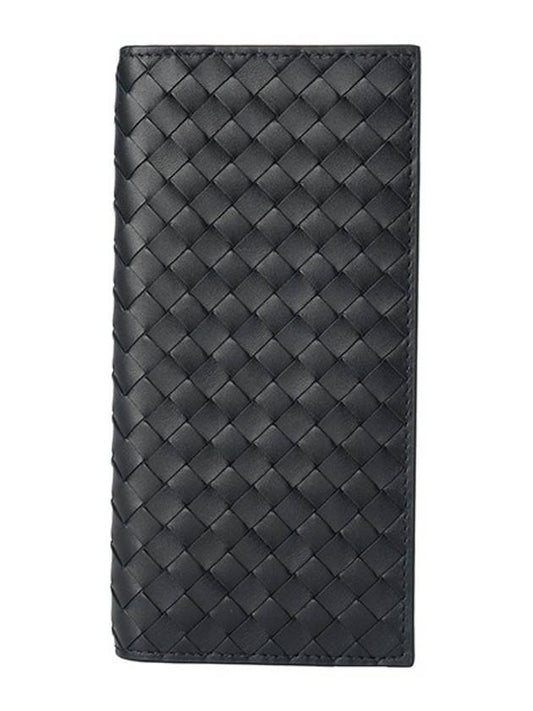 Intrecciato Continental Long Wallet Black - BOTTEGA VENETA - BALAAN 2