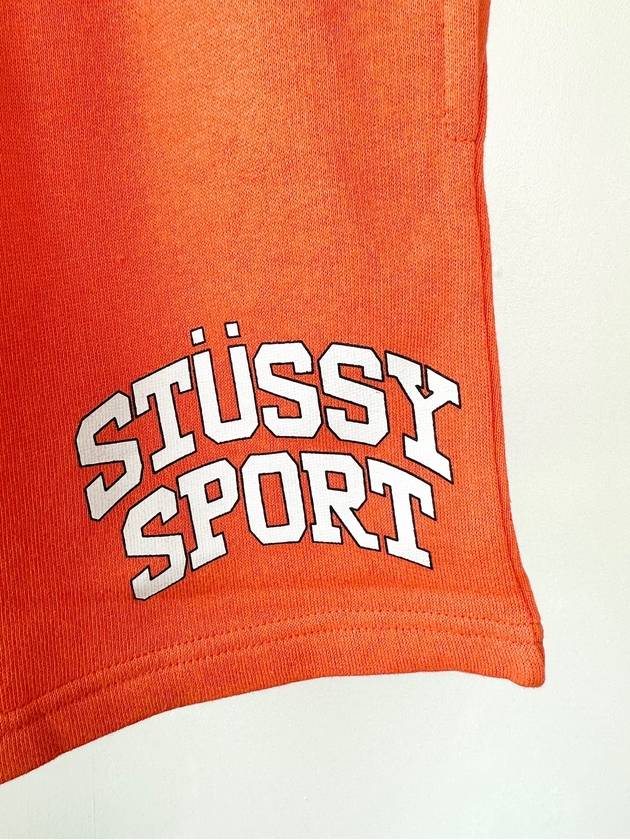 Sports Heavyweight Shorts Orange - STUSSY - BALAAN 4