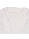 La Maille Pau Asymmetric Cardigan White - JACQUEMUS - BALAAN 4