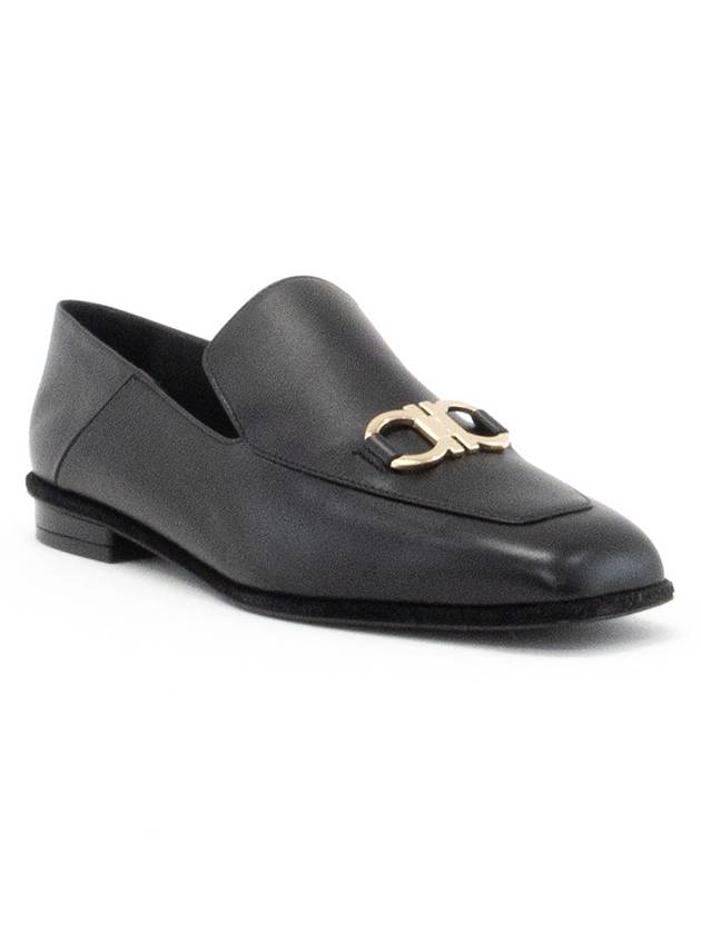 Women's Gancini Loafers Black - SALVATORE FERRAGAMO - BALAAN 2