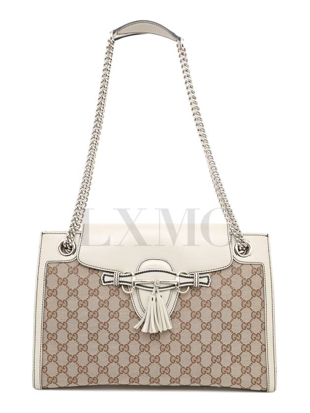 Emily chain shoulder bag 295403 Horsebit flap tassel - GUCCI - BALAAN 4