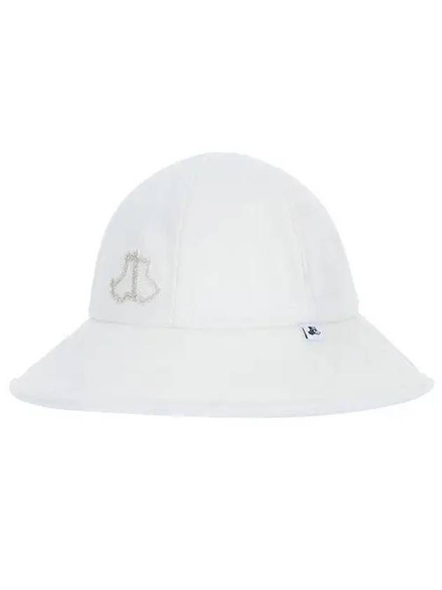 Women s Stitched Bucket Hat 8624LXAH IVORY - BLACK&WHITE - BALAAN 2