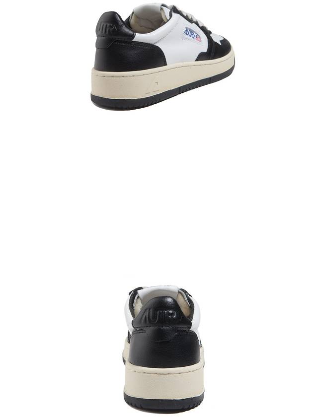 Medalist Leather Low Top Sneakers White Black - AUTRY - BALAAN 5