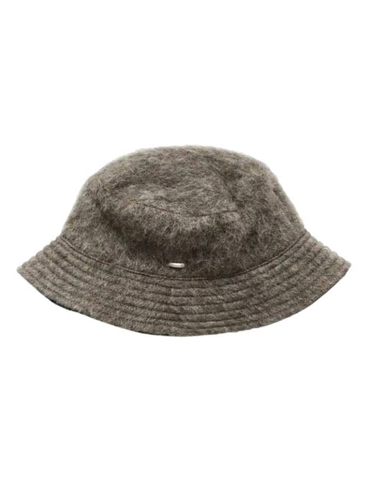 FUZZY Bucket Hat A4238BVG Mole Gray Mohair B0110818951 - OUR LEGACY - BALAAN 1