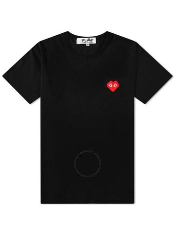 Cdg Play Invader Heart Pixel T-Shirt, Size Small - COMME DES GARCONS PLAY - BALAAN 1