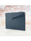 GG Micro Ssima Strap Clutch Bag Navy - GUCCI - BALAAN 2