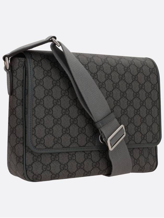 GG Supreme Canvas Messenger Bag Grey - GUCCI - BALAAN 3