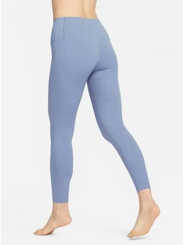 Women's Gentle-Support High-Waisted Full-Length Leggings Blue - NIKE - BALAAN 1