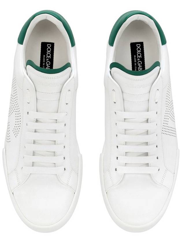 Portofino Calfskin Low Top Sneakers White - DOLCE&GABBANA - BALAAN 5