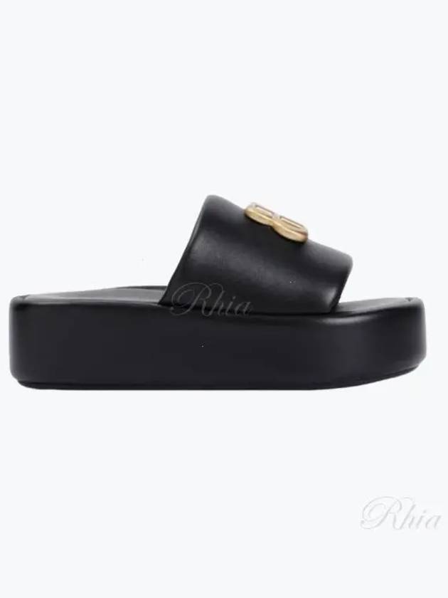 Rise Sandal Slippers Black - BALENCIAGA - BALAAN 2