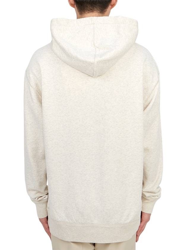 Matte Logo Print Hoodie Ecru - ISABEL MARANT - BALAAN 5