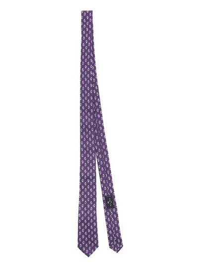 Paisley Jacquard Silk Tie Purple - ETRO - BALAAN 2