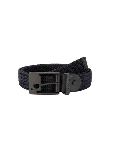 Skull Buckle Viscose Belt Black - HYDROGEN - BALAAN 1