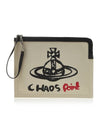 Hoxton Clutch Bag Beige - VIVIENNE WESTWOOD - BALAAN 2