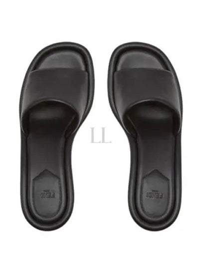 FF Baguette Motif Nappa Leather Sandals Black - FENDI - BALAAN 2