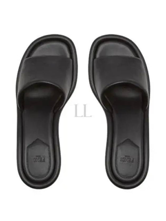 FF Baguette Motif Nappa Leather Sandals Black - FENDI - BALAAN 2