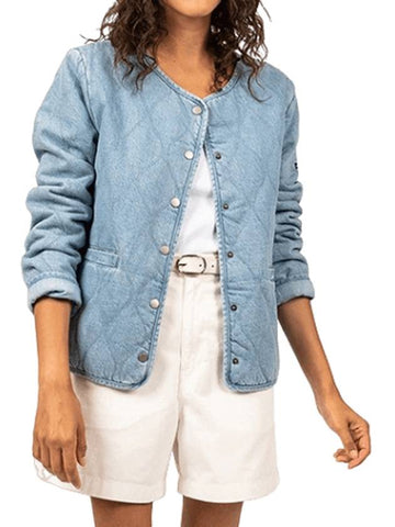 Thelma Denim Jacket Light Blue - SAINT JAMES - BALAAN 1