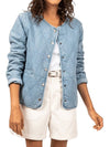 Thelma Denim Jacket Light Blue - SAINT JAMES - BALAAN 1