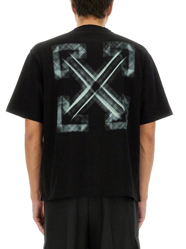 Off-White T-Shirt With Logo - OFF WHITE - BALAAN 3