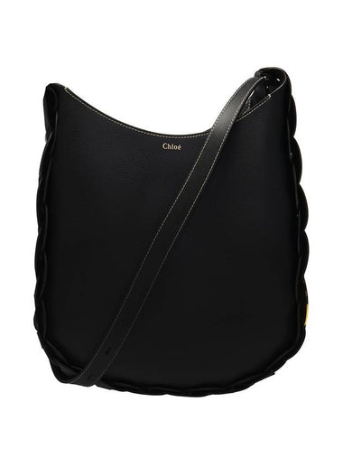 Darryl Smooth Calfskin Medium Shoulder Bag Black - CHLOE - BALAAN 1