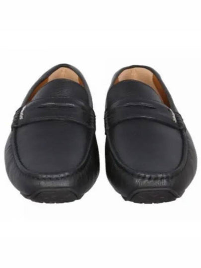 Men's Pavel Logo Driving Shoes Black - BALLY - BALAAN 2