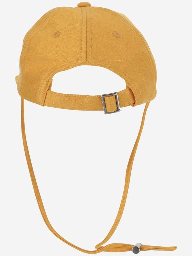 La Casquette Artichaut Cotton Ball Cap Yellow - JACQUEMUS - BALAAN 5