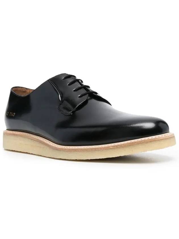 Shiny Leather Derby Shoes Black - COMMON PROJECTS - BALAAN 2