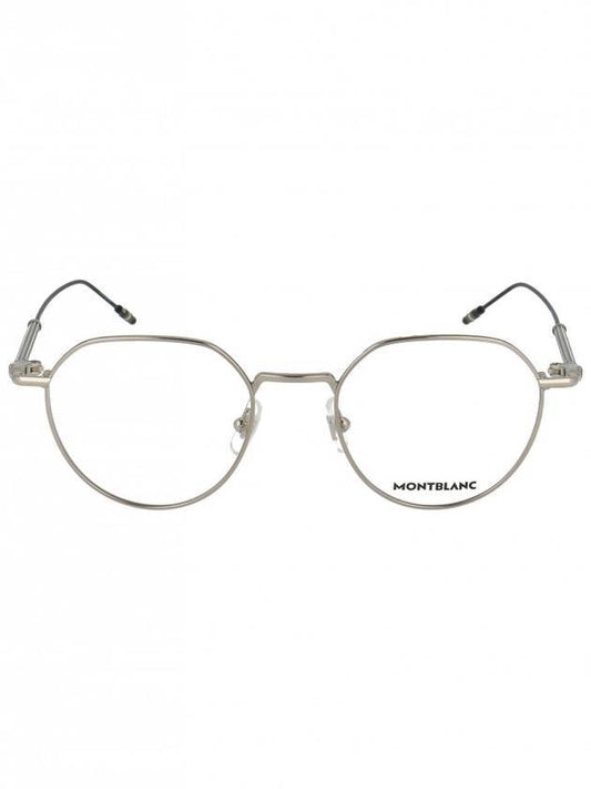 Eyewear Round Metal Eyeglasses Silver - MONTBLANC - BALAAN 1