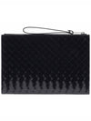 Intrecciato Medium Clutch Bag Black - BOTTEGA VENETA - BALAAN 5