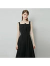 LAMIS sleeveless Dress Black - AME - BALAAN 4