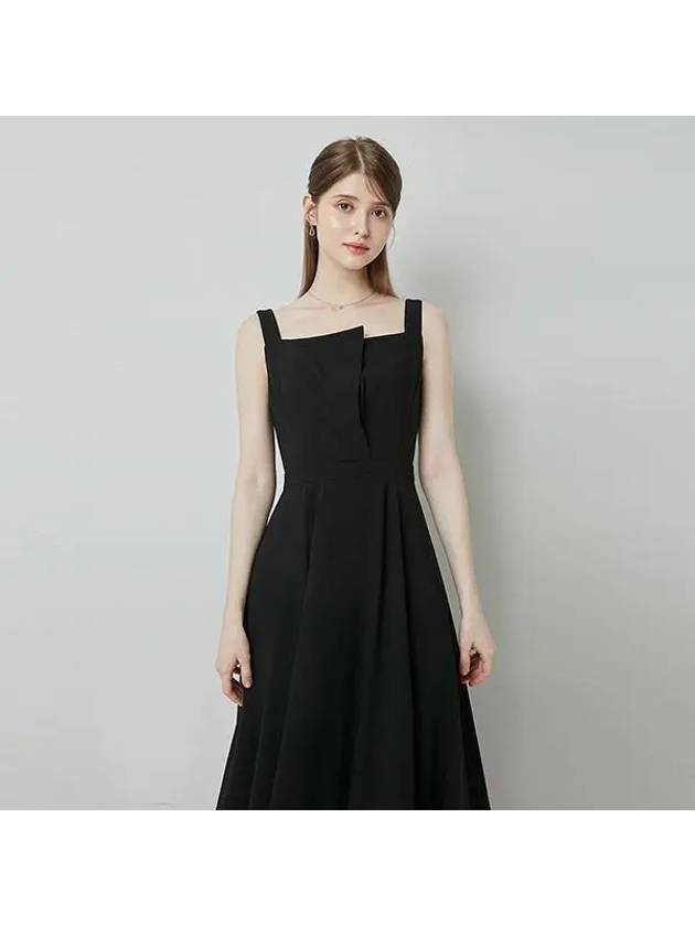 LAMIS sleeveless Dress Black - AME - BALAAN 4