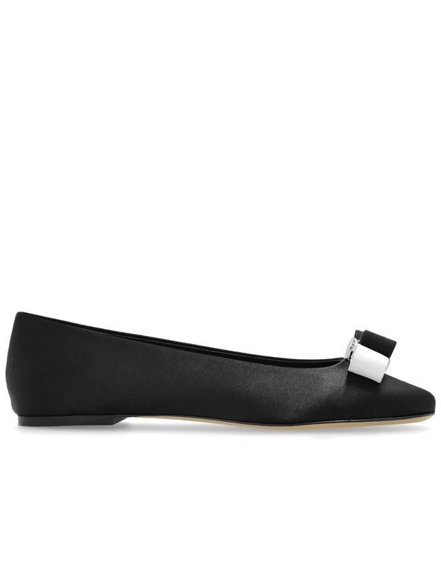 Casadei Satin Ballet Flats With Appliqué, Women's, Black - CASADEI - BALAAN 1