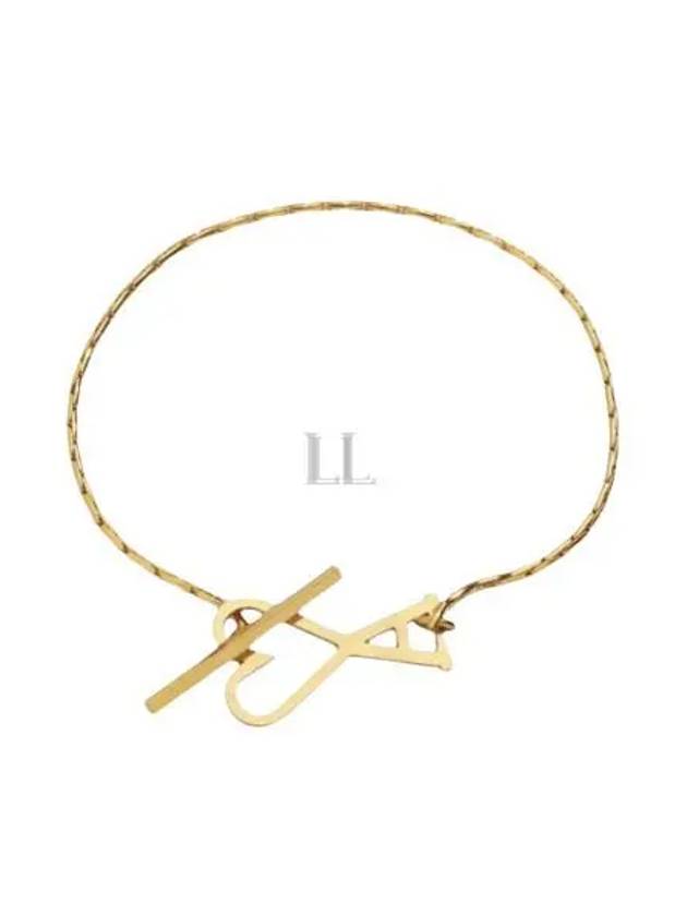 Heart Logo Bracelet Gold - AMI - BALAAN 2