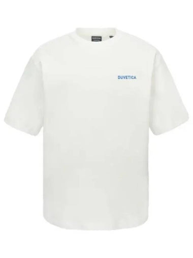 Karori Light Ivory Men s Short Sleeve T Shirt - DUVETICA - BALAAN 1