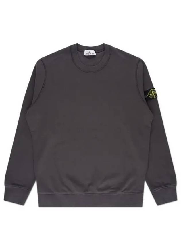 Wappen Patch Crew Neck Sweatshirt Grey - STONE ISLAND - BALAAN 2