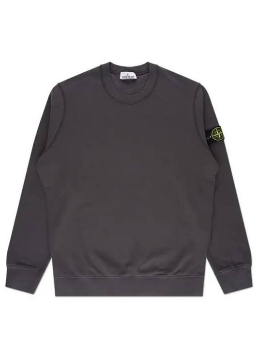 Wappen Patch Crew Neck Sweatshirt Grey - STONE ISLAND - BALAAN 2