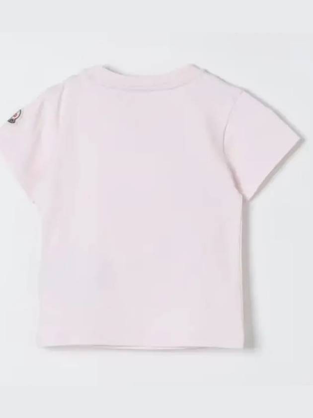 Kids Logo T Shirt Light Pink 8C000028790N 504 - MONCLER - BALAAN 2