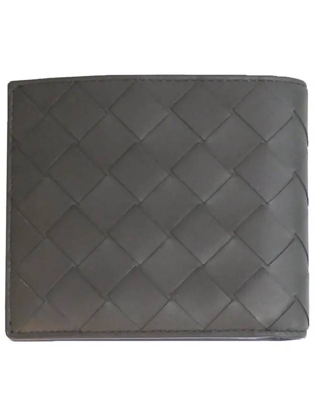 Intrecciato Bifold Half Wallet Graphite - BOTTEGA VENETA - BALAAN 3