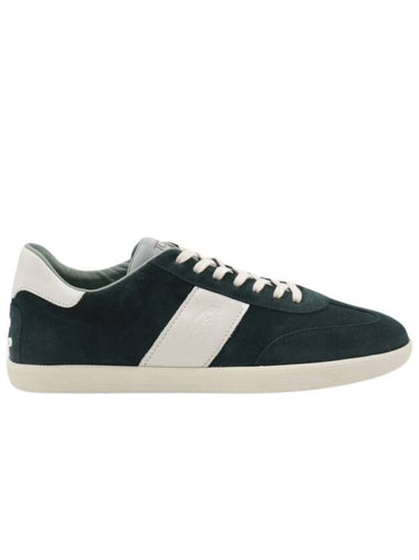 Logo Suede Low Top Sneakers Green - TOD'S - BALAAN 1