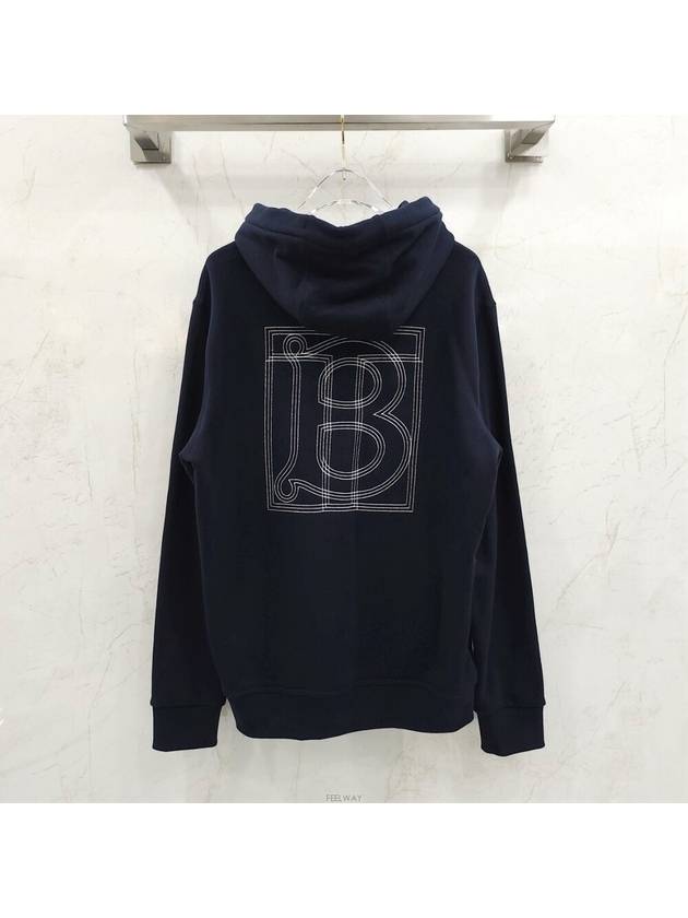 Lux You S Monogram motif cotton hooded t shirt 8057544 - BURBERRY - BALAAN 2