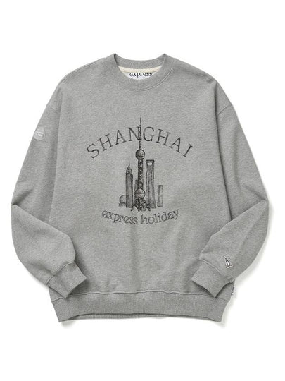 Shanghai Landmark Sweatshirt Melange - EXPRESSHOLIDAY - BALAAN 2