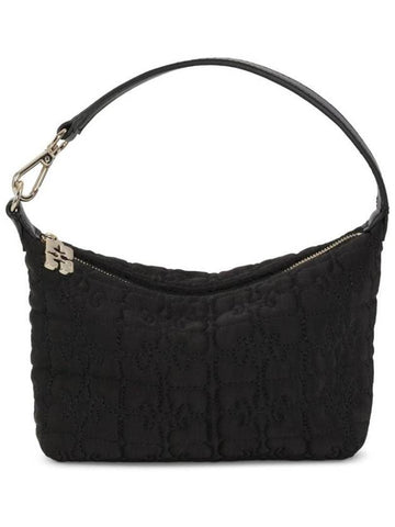 Butterfly Small Shoulder Bag Black - GANNI - BALAAN 1